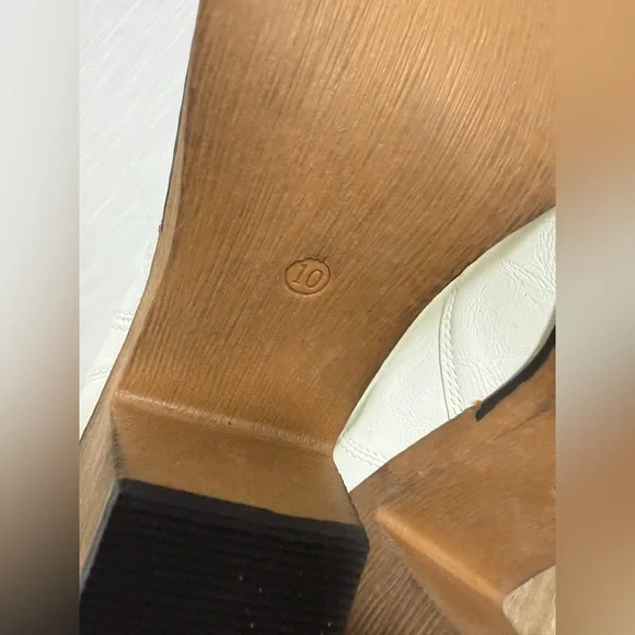 White Western Cowboy Booties | Mid-Calf Pull-On Chic Boots Festival | Size 10 - Picture 9 of 10